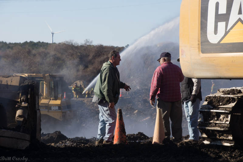 Falmouth Stump dump fire Nov 2014